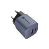 Forcell F-Energy adaptér VT-31 33W GaN USB-C a USB A, sivý