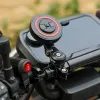 GRxplore Handyhalterung für Lenker und Spiegelhalter - Magnetische Fahrrad Motorrad Halterung - Universal