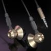 Dudao Metal vezetékes fülhallgató 3,5 mm-es mini csatlakozóval, szürke (X2C-Gray)