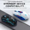 T-WOLF X7 Mouse Gaming Tri-Mode, nero
