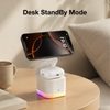 3-in-1 magnētiskais bezvadu lādētājs ar RGB apgaismojumu