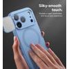 Husă Suritch MagSafe cu Suport și Protecție Cameră pentru iPhone 17 Pro / 18 Pro, albastru deschis