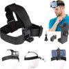 Alogie Kopfhalterung für Smartphone und Action Kamera - 2in1 Head Strap Mount - Schwarz
