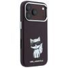 Karl Lagerfeld Smooth Leather Choupette Sketch MagSafe ümbris iPhone 17 Pro Max / 18 Pro Max – punane