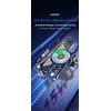 LanParte UBA-MC Motorrad Handyhalterung mit 15W kabellosem Laden - Smartphone Halterung mit Vibrationsdämpfung