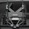 Dudao Gravity F11Pro avtomobilski ventilatorski nosilec za telefon, črn