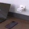 FIXED GaN hálózati töltő, 3x USB-C + USB, PD 3.0, 120W, fehér
