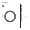 Adesivo magnetico FIXED MagPlate per telefono cellulare per MagSafe, nero
