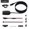 Alogy MotoCharge Pro™ 36W Motorrad Ladegerät mit Display - USB-A + USB-C - 36W PD + QC 3.0 - Schwarz