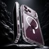 iPhone 17 Pro Max / 18 Pro Max vāciņš – ESR Classic Hybrid HaloLock MagSafe – caurspīdīgs ar spīdumiem