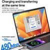 Yesido USB-C – Lightning laidas, 27 W, 3 A, 1,2 m – juoda