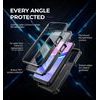 Dexnor 360 Kickstand Camprotector obal Samsung Galaxy A15, čierny