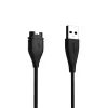 FIXED USB-A töltőkábel Garmin Fenix 5/6/7/7X/8, Epix, Venu 2/3/3S, Vívoactive 3/4/5 okosórákhoz, fekete