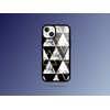 Momanio Hülle für Samsung Galaxy S21 FE - Schutzhülle mit einzigartiger Textur - Marble Triangle