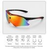 West Biking HD Sportbrille für Radfahren mit UV400-Schutz - Schwarz/Grau