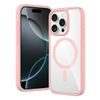 JP MagFit Clear MagSafe Θήκη με Μαγνήτη N52, iPhone 16 Pro, Ανοιχτό Ροζ