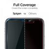 Spigen Full Cover Glass ALM FC Displayschutz, iPhone 11 Pro Max, schwarz