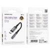 Borofone Audio Adapter (BV24) USB-C auf 3,5mm Klinke für moderne Smartphones - DAC Chip - 15 cm - Grau