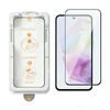Wency Magic Box 5D Σκληρυμένο Γυαλί με Εύκολη Εφαρμογή, Samsung Galaxy A55, μαύρο