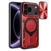 iPhone 17 Pro / 18 Pro ümbris – Techsuit CamGuard Pro kaamerakaitsega alusega – punane