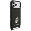 Karl Lagerfeld Saffiano K&C Metal Pin CBDY Crossbody ümbris iPhone 17 Pro / 18 Pro – must