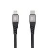 BlueStar kabel USB-C - Lightning 1,2 m, černý