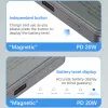 Metallic Ultraslim MagSafe bezdrátová Powerbanka, 10000mAh, PD20W, šedá