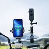 LanParte LPT01-E Suport telefon pentru motocicletă cu încărcare wireless și amortizare vibrații