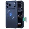 iPhone 17 Pro Max / 18 Pro Max vāciņš – ESR Cyber Halolock MagSafe aizsargvāciņš – zils