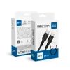 BlueStar kábel USB-C - USB-C 1 m, 60W, čierny