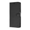 Techsuit Leather Folio Schutzhülle für Xiaomi Redmi 17C 5G - Leder Handyhülle mit Kartenfach - Schwarz