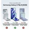Samsung Galaxy Z Flip 8 aizsargvāciņš – Dexnor 360 ar statīvu – zaļš