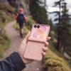 Tech-Protect Kevlar Aura MagSafe Schutzhülle für Samsung Galaxy Z Flip 8 - Extrem Robust mit Ständer - Rosa