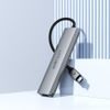 Acefast 5-in-1 Adapter (J16) - USB-C naar 3x USB 3.0, USB-C PD 90W, HDMI 4K@60Hz - Plug & Play - Grijs