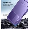 Suritch 360 Kickstand Camprotector etui za Samsung Galaxy A15, vijoličen
