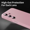 Techsuit SmartView Hülle für Samsung Galaxy A27 5G - Smart View Schutzhülle mit Sichtfenster - Rosa