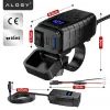Alogy MotoCharge Pro™ 36W Motorrad Ladegerät mit Display - USB-A + USB-C - 36W PD + QC 3.0 - Schwarz