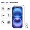 JP Full Pack Szkło hartowane, 2x 3D szkło z aplikatorem + 2x szkło na obiektyw, iPhone 16 Plus