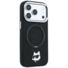 Karl Lagerfeld Leather Ring Stand 360 KC Pin MagSafe ümbris iPhone 17 Pro Max / 18 Pro Max – must