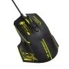 Wozinsky WMGK-1181W Kabelgebundene Optische Gaming Maus für Rechtshänder - 7200 DPI - 7 Tasten - Schwarz / Gelb