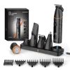 MAXGROOM LK-892 Πολυλειτουργική κουρευτική μηχανή με εναλλάξιμα εξαρτήματα, μαύρη