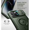 Dexnor MagSafe 360 Kickstand Camprotector Θήκη iPhone 14 Pro Max, πράσινη