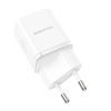 Borofone adaptér BN6 Field - USB-C, QC 3.0, PD, 20W, biela