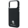 Karl Lagerfeld Grained Leather Embossed Ring MagSafe ümbris iPhone 17 Pro / 18 Pro – must