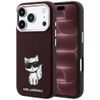 Karl Lagerfeld Smooth Leather Choupette Sketch MagSafe ümbris iPhone 17 Pro Max / 18 Pro Max – punane