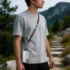 Tech-Protect C10S Crossbody & Wrist tracolla, nero
