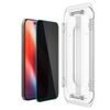 Spigen Glass.TR EZFit Zasebnost z aplikatorjem, 2 kosa, Zaščitno kaljeno steklo, iPhone 16 Pro