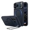 iPhone 17 Pro / 18 Pro vāciņš – ESR Classic Hybrid HaloLock ar statīvu – zils