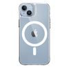 JP MagFit MagSafe etui z certyfikatem 3M SGS, iPhone 14 Plus / 15 Plus, przezroczysty