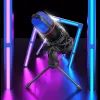 Wozinsky WM-W111 drátový herní mikrofon se stojánkem a RGB podsvícením, černý